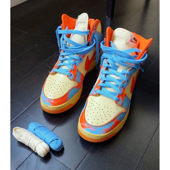 Nike Dunk High 1985 High SP | Safety Orange / Team Orange | Womens 10.5 (Mens 9) - Picture 11 of 13